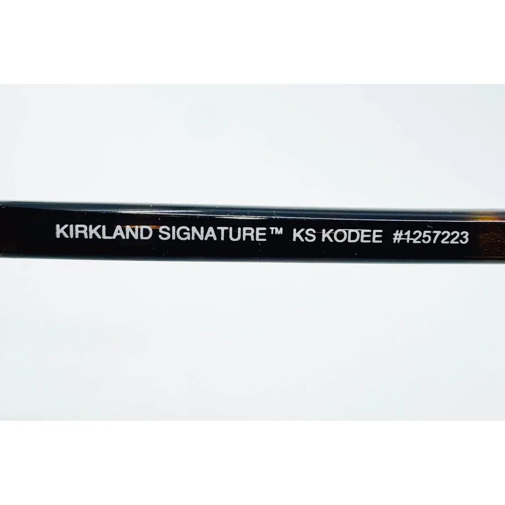 Kirkland Signature Eyeglass Frames Mens Gold KS KODEE Aviator 55-16-140